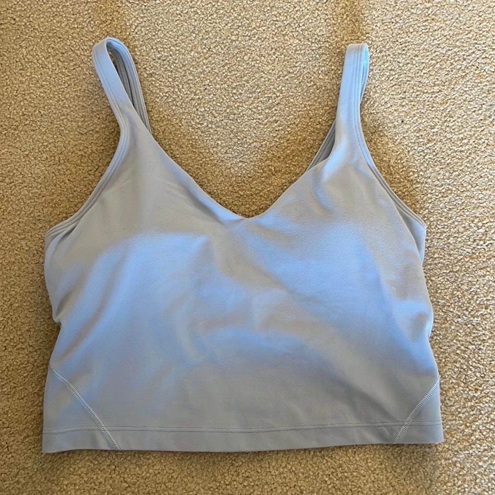 lululemon athletica Light Blue Tank Top